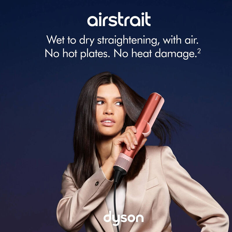 Dyson Airstrait™ in Strawberry Bronze & Blush Pink image number 1